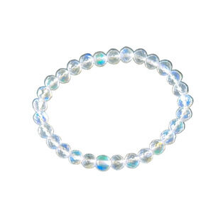 Aura Clear Quartz Faceted Bracelet